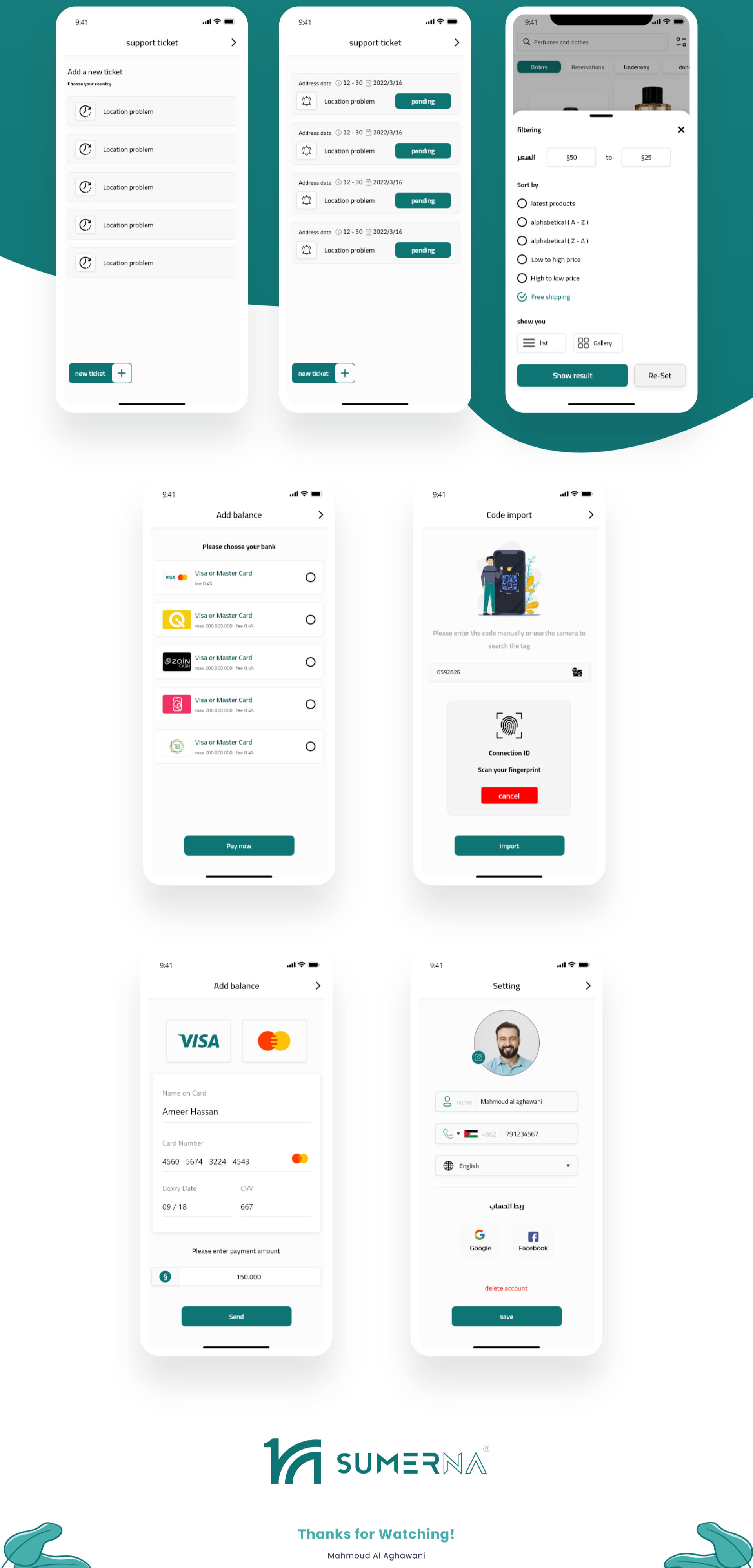 تطبيقات الهوية في موك أب احترافي